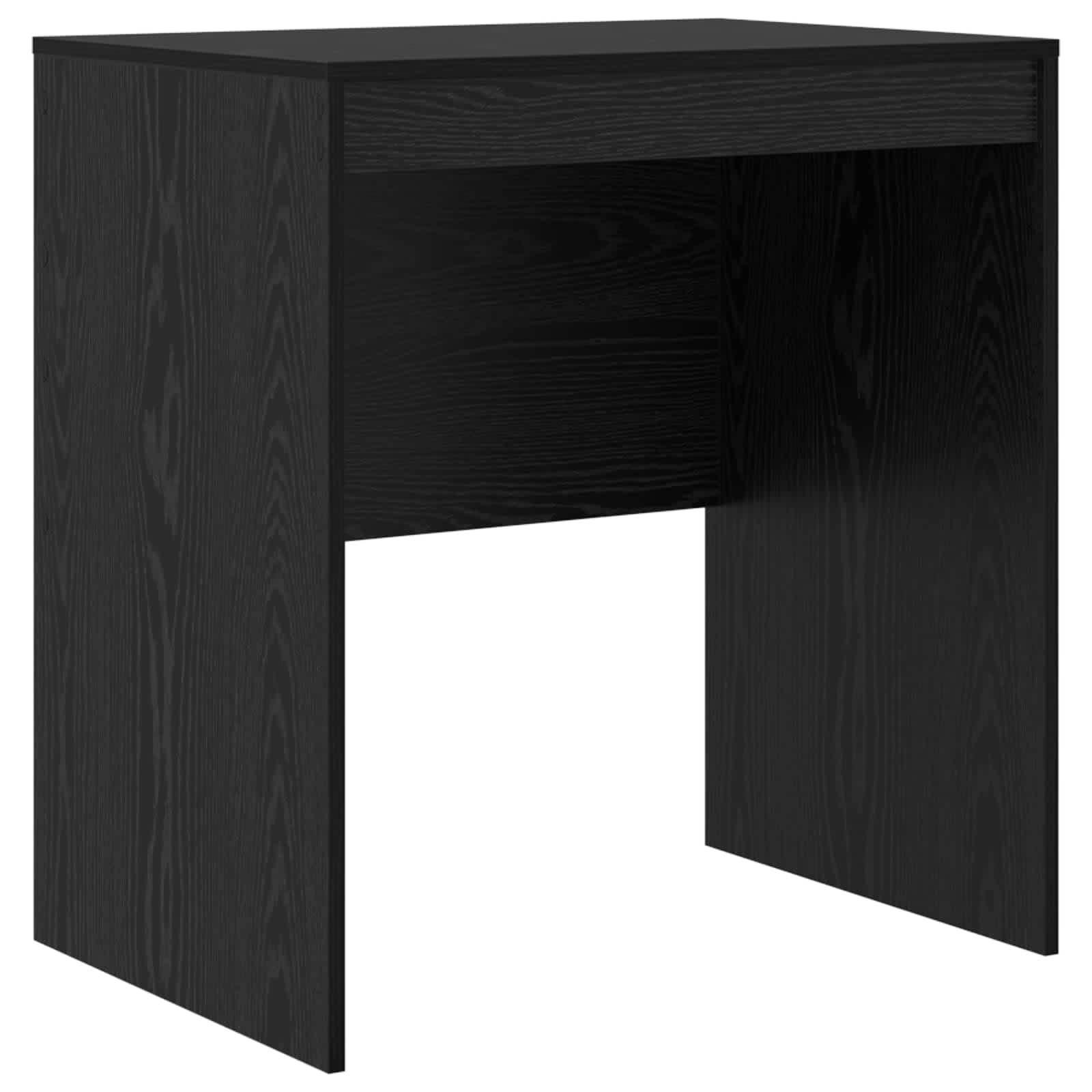 Bureau met lade met plank met opslag 2 pcs Zwart Eiken is nu te koop bij PeponiXL, paradijselijk wonen!