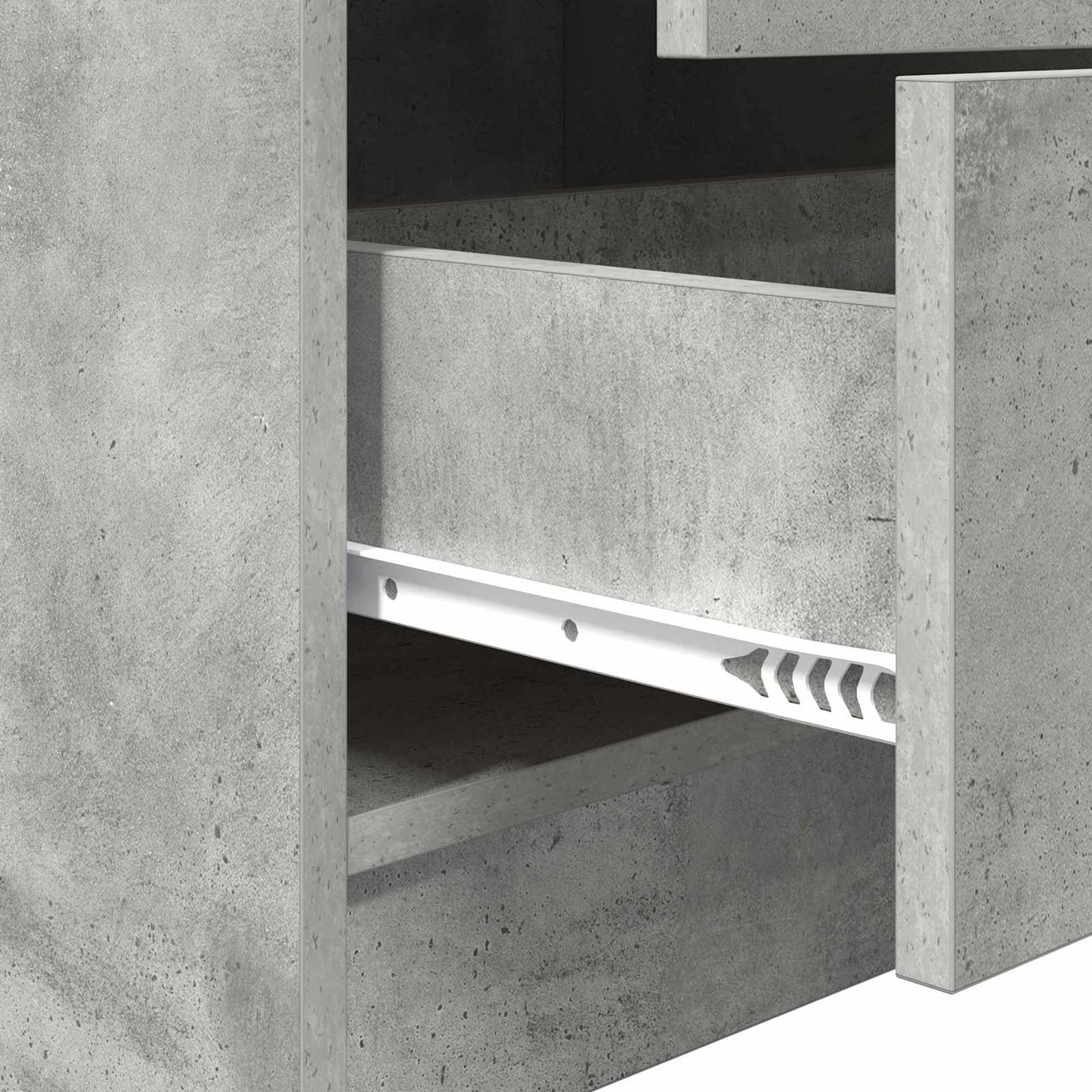 Bureau met lade met plank met opslag 2 pcs Beton Grijs is nu te koop bij PeponiXL, paradijselijk wonen!