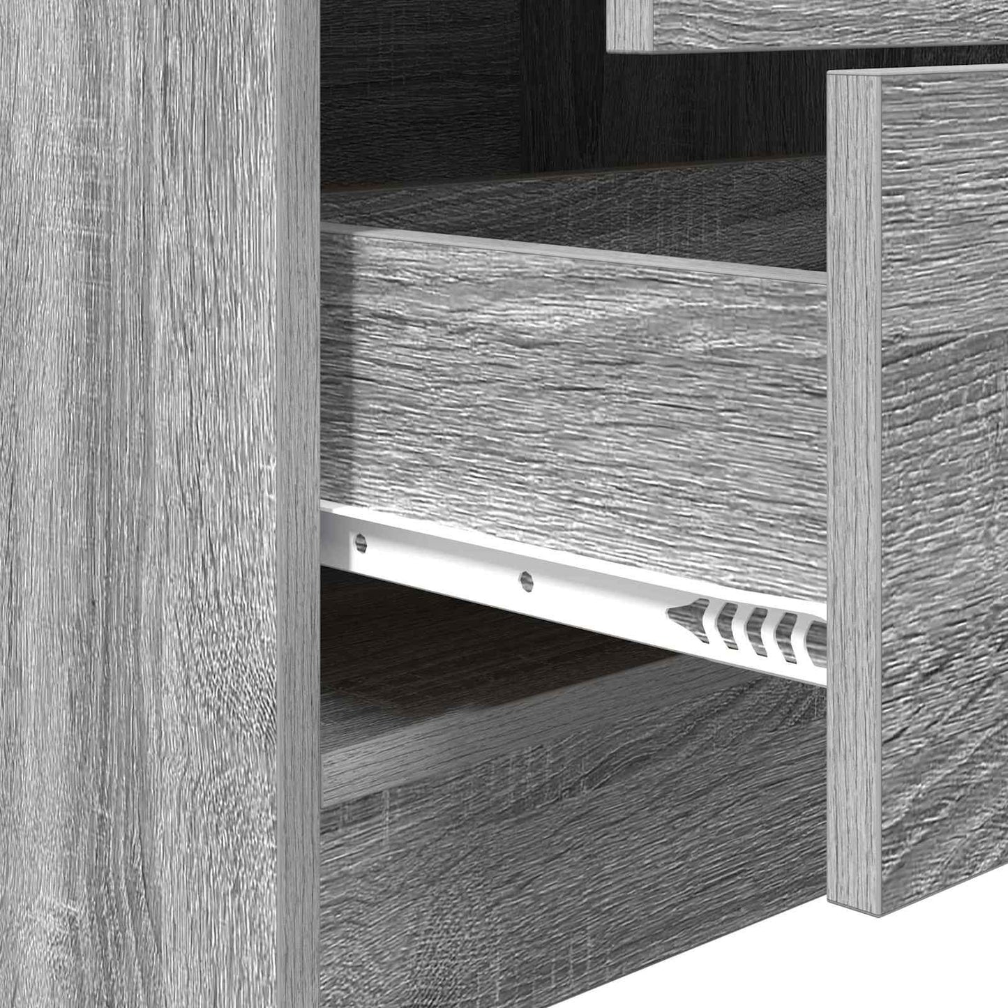 Bureau met lade met plank met opslag 2 pcs Grijs Sonoma is nu te koop bij PeponiXL, paradijselijk wonen!