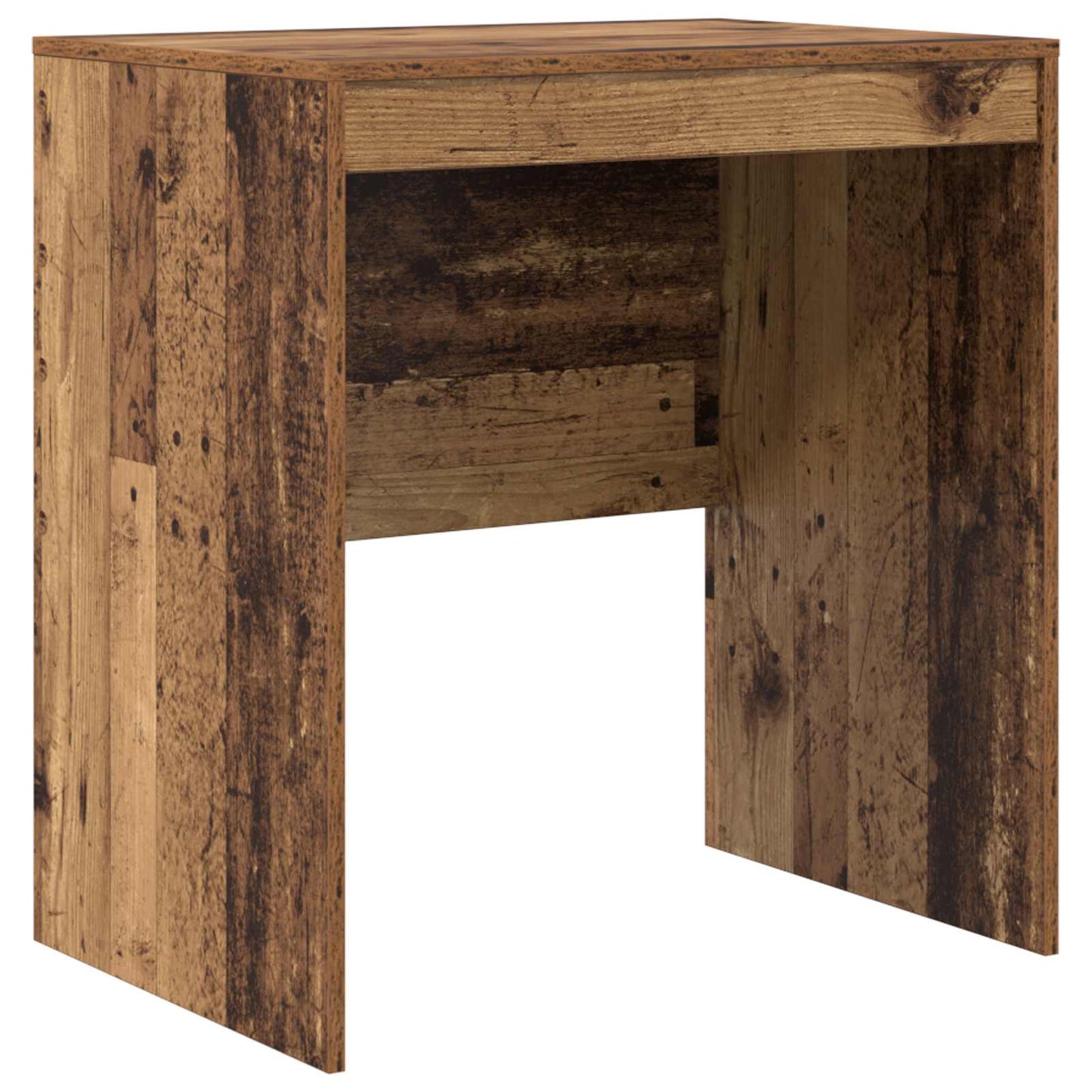 Bureau met lade met plank met opslag 2 pcs Oudhout is nu te koop bij PeponiXL, paradijselijk wonen!