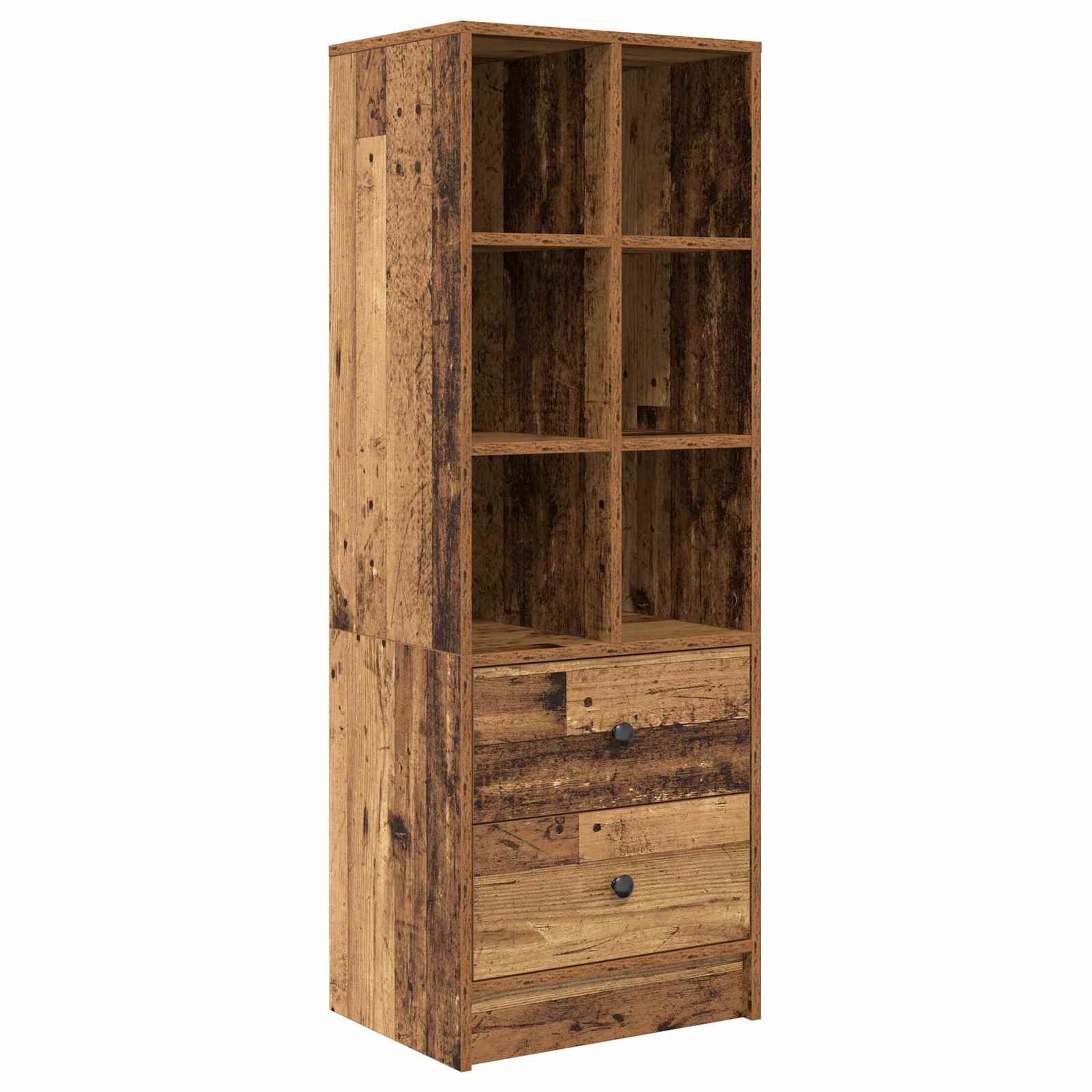 Bureau met lade met plank met opslag 2 pcs Oudhout is nu te koop bij PeponiXL, paradijselijk wonen!