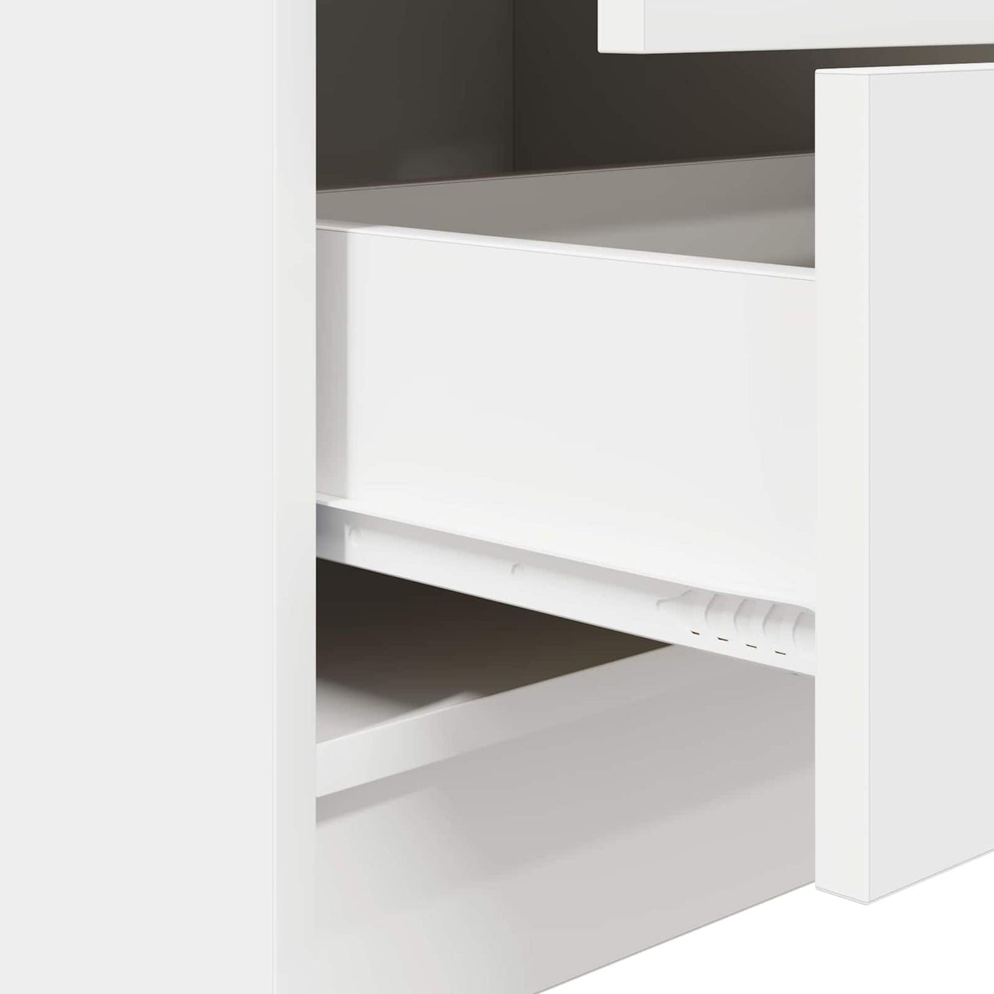 Bureau met lade met plank met opslag 2 pcs Wit is nu te koop bij PeponiXL, paradijselijk wonen!