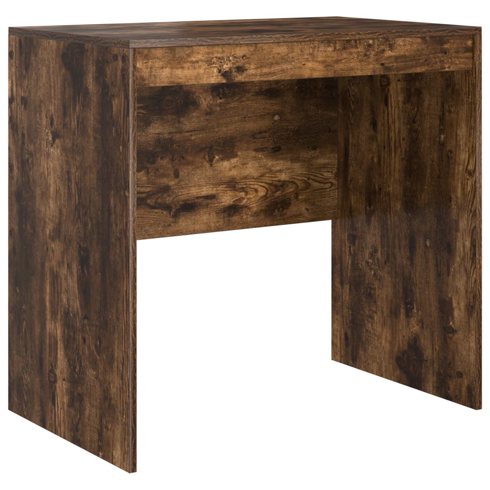 Bureau met lade met plank met opslag 2 pcs Gerookt eiken is nu te koop bij PeponiXL, paradijselijk wonen!