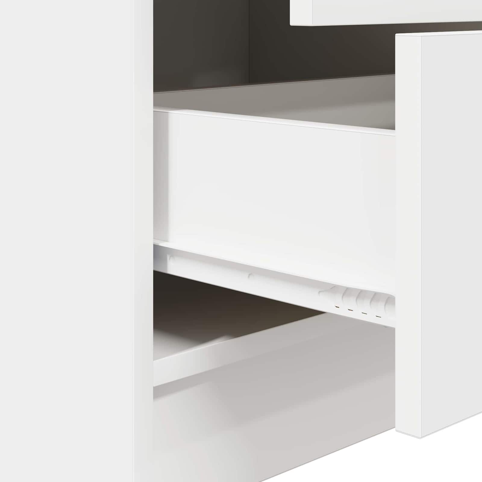 Bureau met lade met plank met opslag 2 pcs Wit is nu te koop bij PeponiXL, paradijselijk wonen!