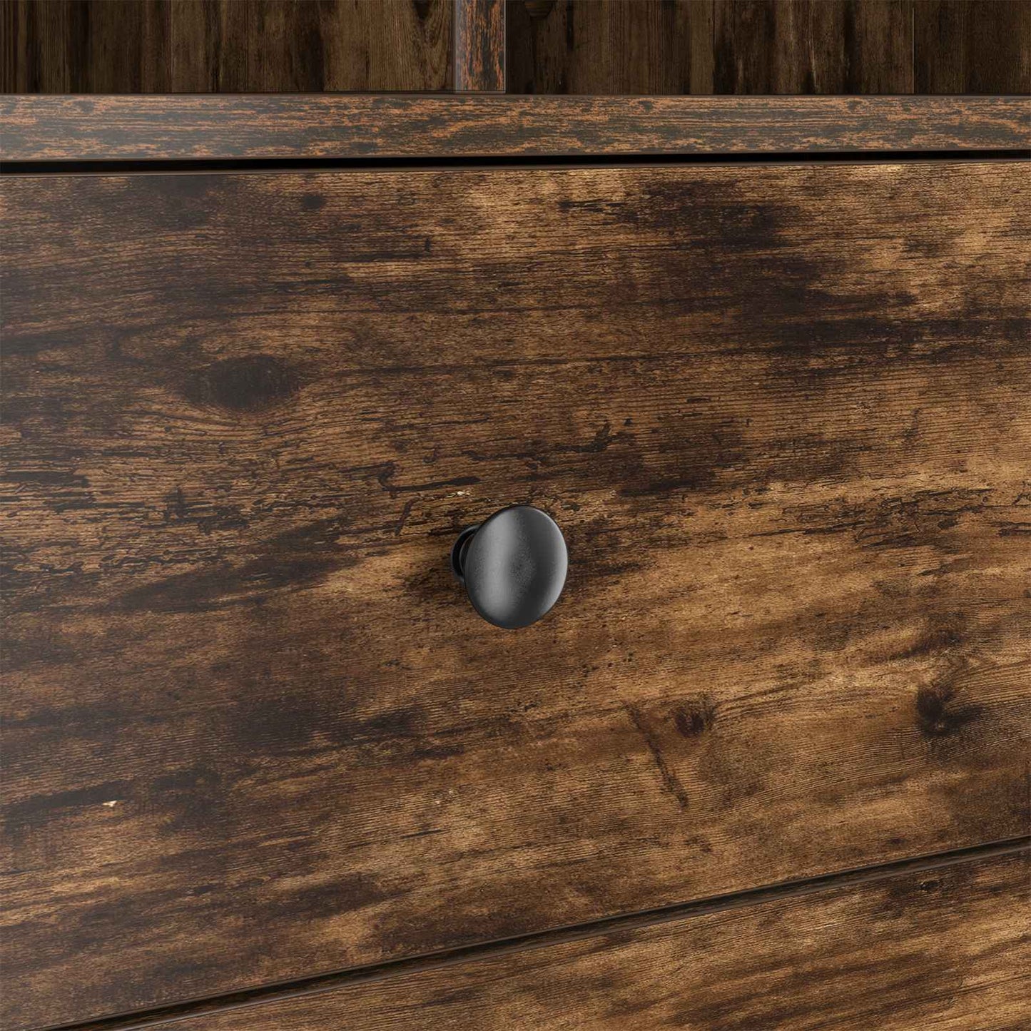 Bureau met lade met plank met opslag 2 pcs Gerookt eiken is nu te koop bij PeponiXL, paradijselijk wonen!