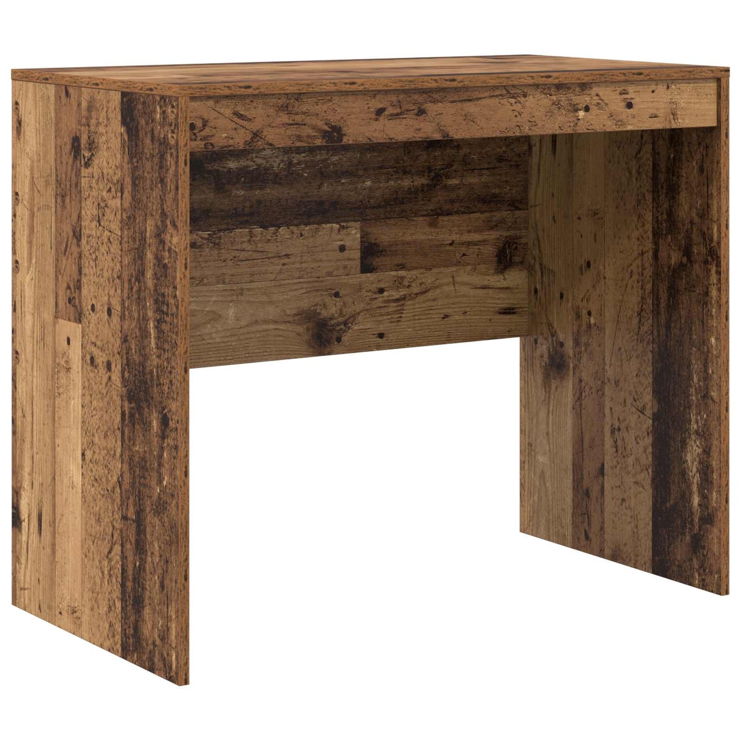 Bureau met lade met plank met opslag 2 pcs Oudhout is nu te koop bij PeponiXL, paradijselijk wonen!
