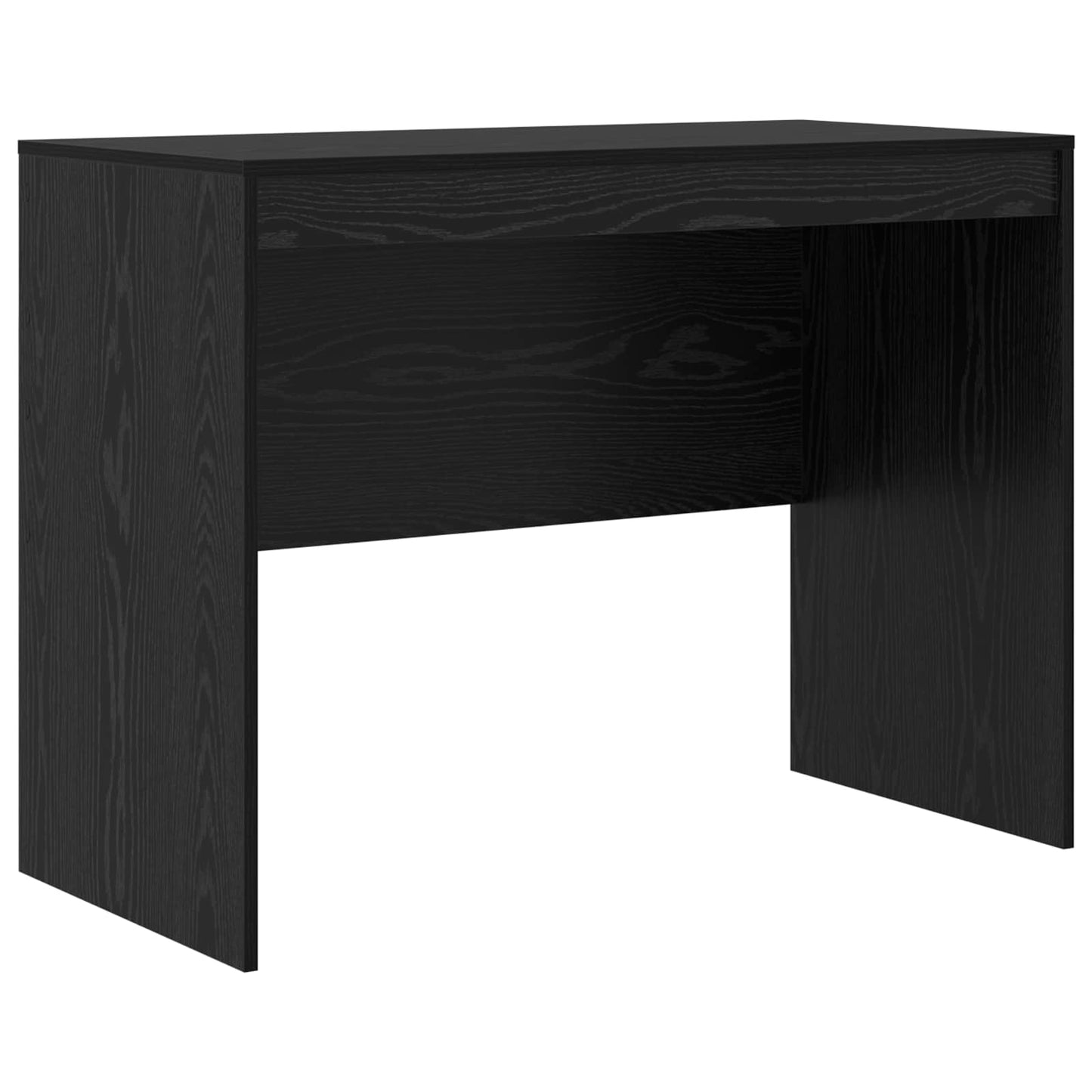 Bureau met lade 2 pcs Zwart Eiken is nu te koop bij PeponiXL, paradijselijk wonen!