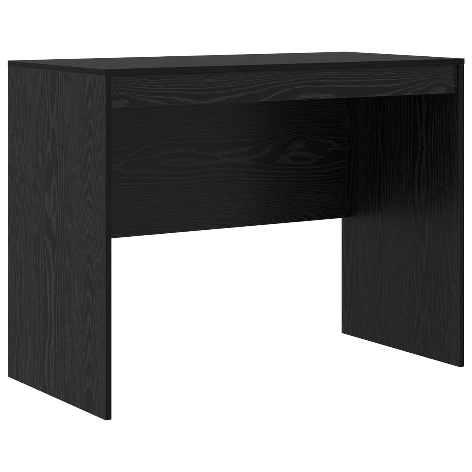Bureau met lade 2 pcs Zwart Eiken is nu te koop bij PeponiXL, paradijselijk wonen!