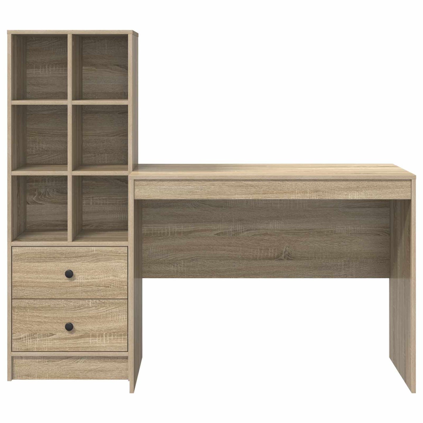 Bureau met lade 2 pcs Sonoma Eiken is nu te koop bij PeponiXL, paradijselijk wonen!