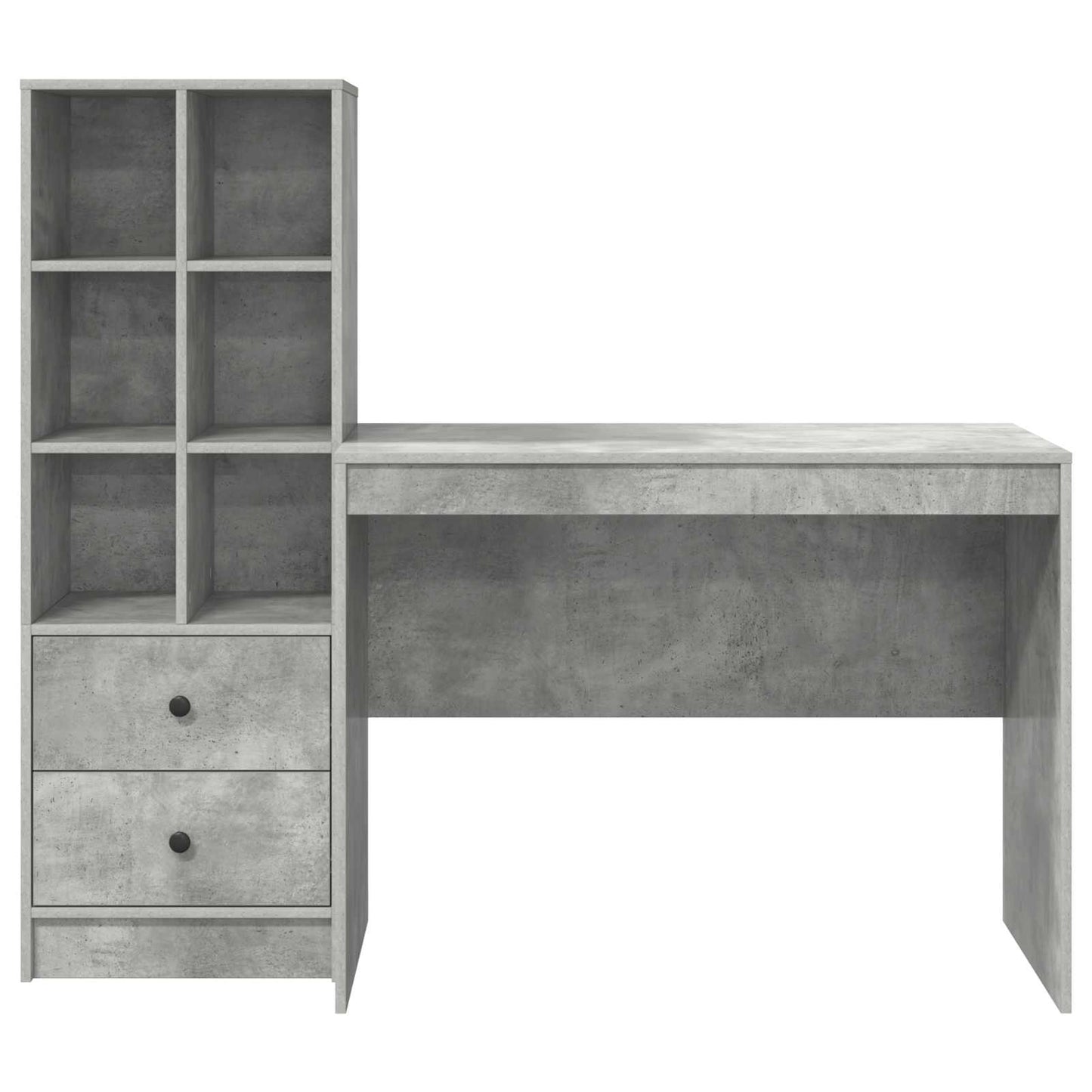 Bureau met lade 2 pcs Beton Grijs is nu te koop bij PeponiXL, paradijselijk wonen!