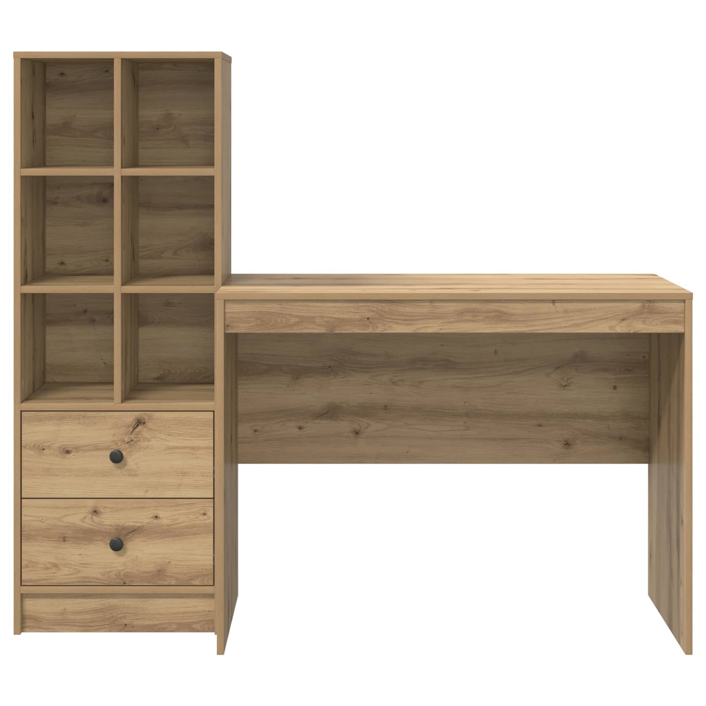 Bureau Artisan Eiken 145.5 x 50 x 127 cm 2 st