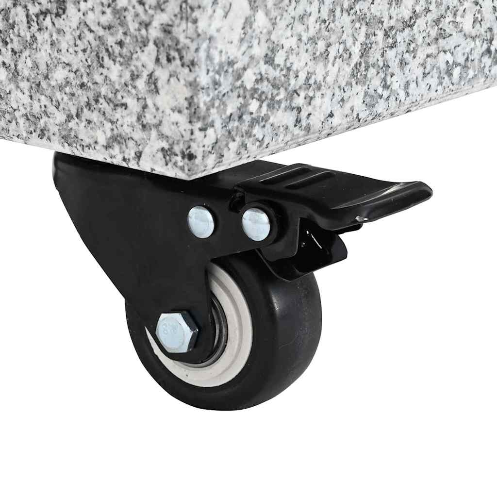 Parasolvoet Grijs 45 x 25 x 45 cm Graniet is nu te koop bij PeponiXL, paradijselijk wonen!