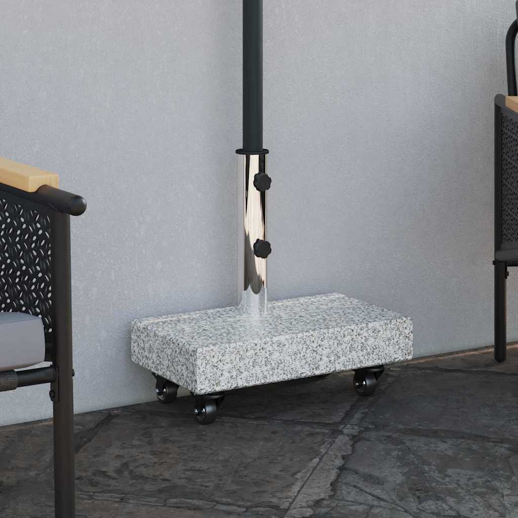 Parasolvoet Grijs 45 x 25 x 45 cm Graniet is nu te koop bij PeponiXL, paradijselijk wonen!