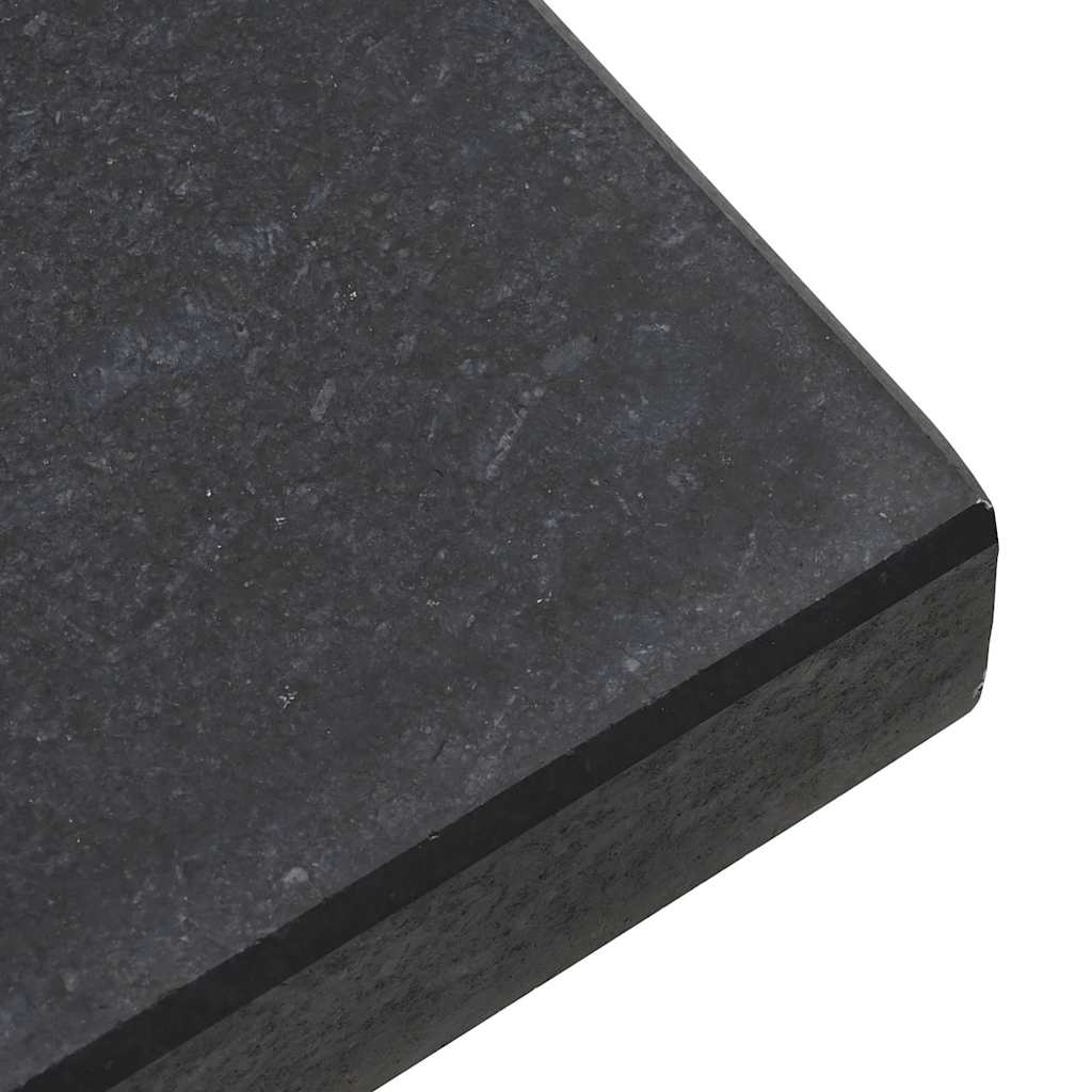 Parasolvoet 30kg Zwart Graniet Vierkant is nu te koop bij PeponiXL, paradijselijk wonen!