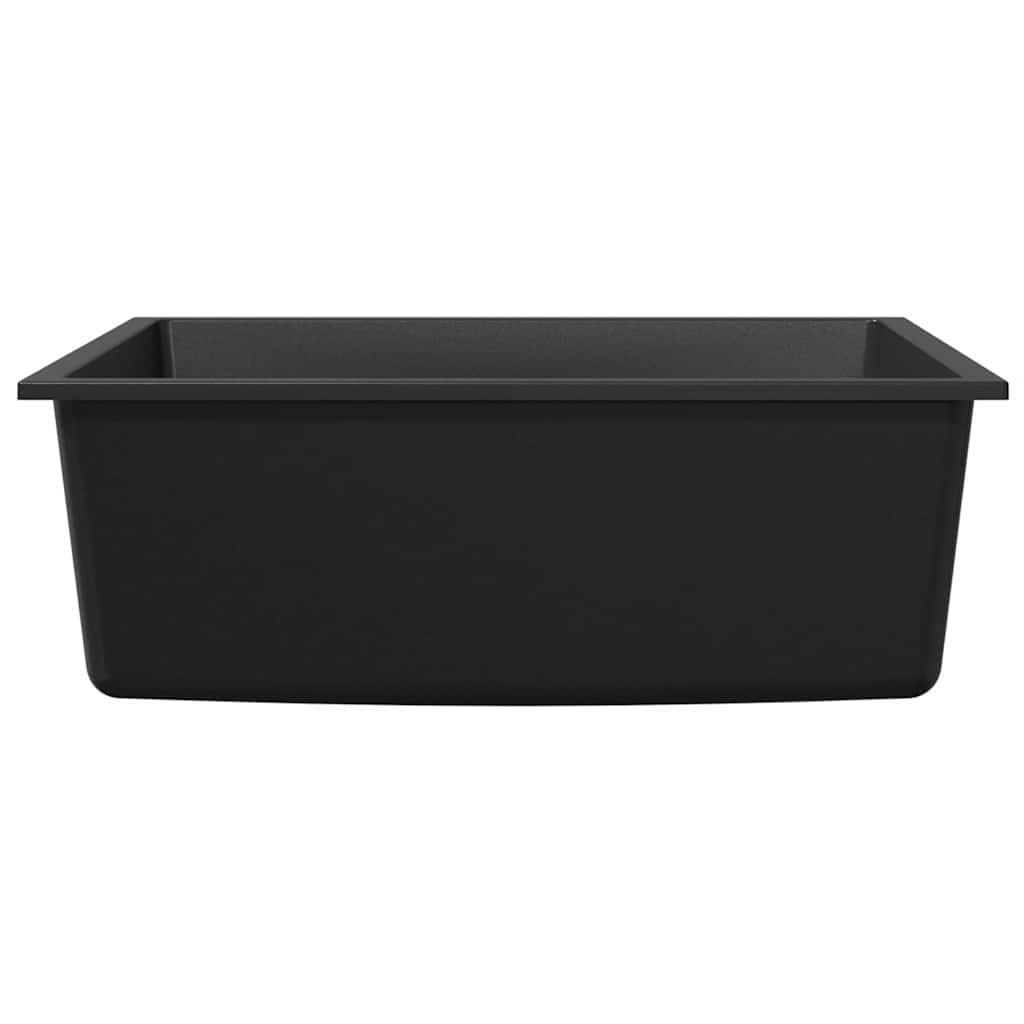 Keukenwasbak Zwart 54 x 44 x 20 cm Graniet is nu te koop bij PeponiXL, paradijselijk wonen!