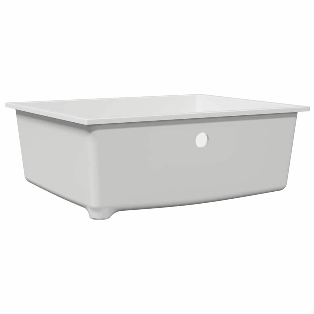 Keukenwasbak Wit 54 x 44 x 20 cm Graniet is nu te koop bij PeponiXL, paradijselijk wonen!