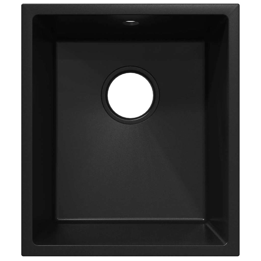 Keukenwasbak Zwart 38 x 44 x 20 cm Graniet is nu te koop bij PeponiXL, paradijselijk wonen!