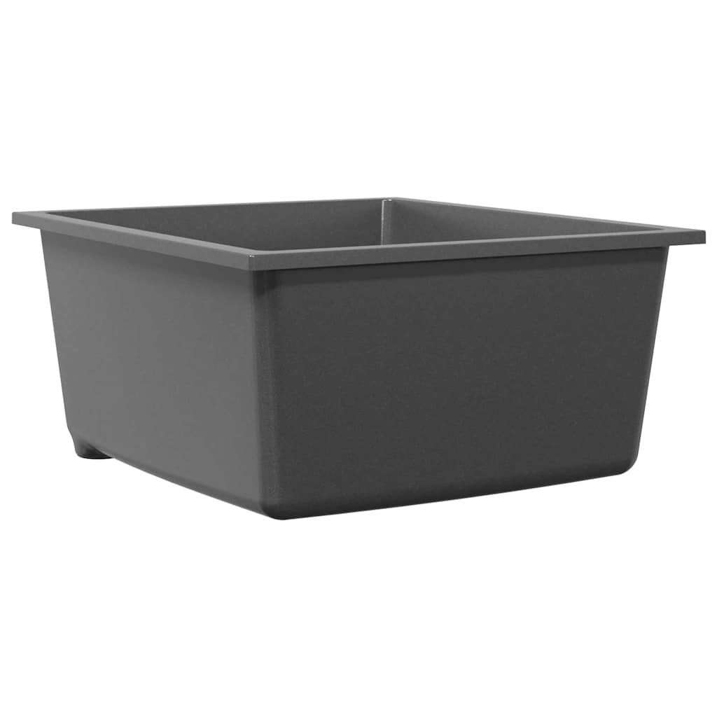 Keukenwasbak Grijs 38 x 44 x 20 cm Graniet is nu te koop bij PeponiXL, paradijselijk wonen!