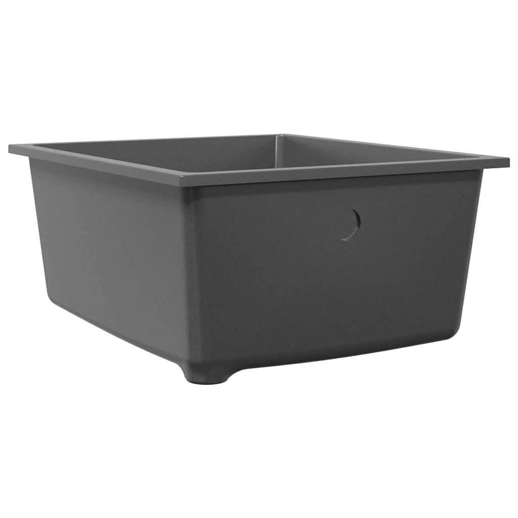 Keukenwasbak Grijs 38 x 44 x 20 cm Graniet is nu te koop bij PeponiXL, paradijselijk wonen!