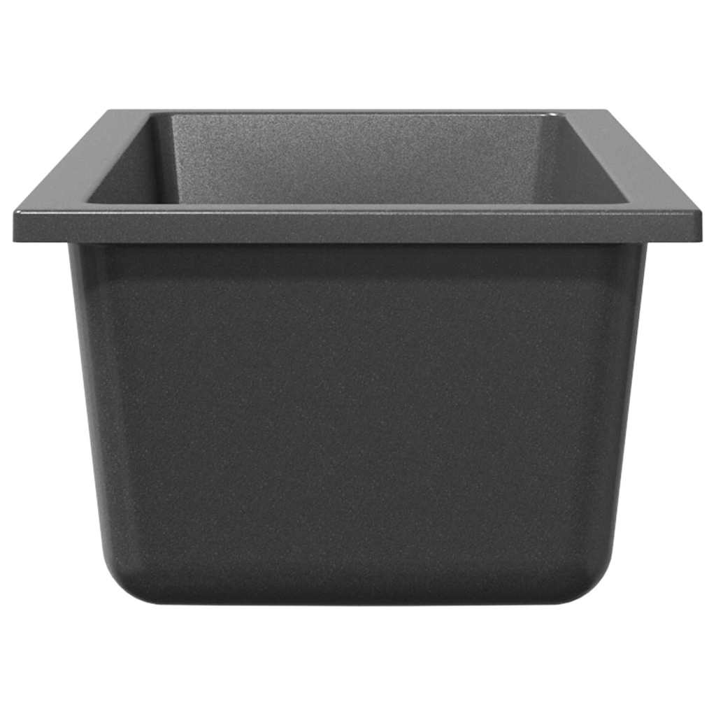 Keukenwasbak Grijs 21 x 44 x 14 cm Graniet is nu te koop bij PeponiXL, paradijselijk wonen!