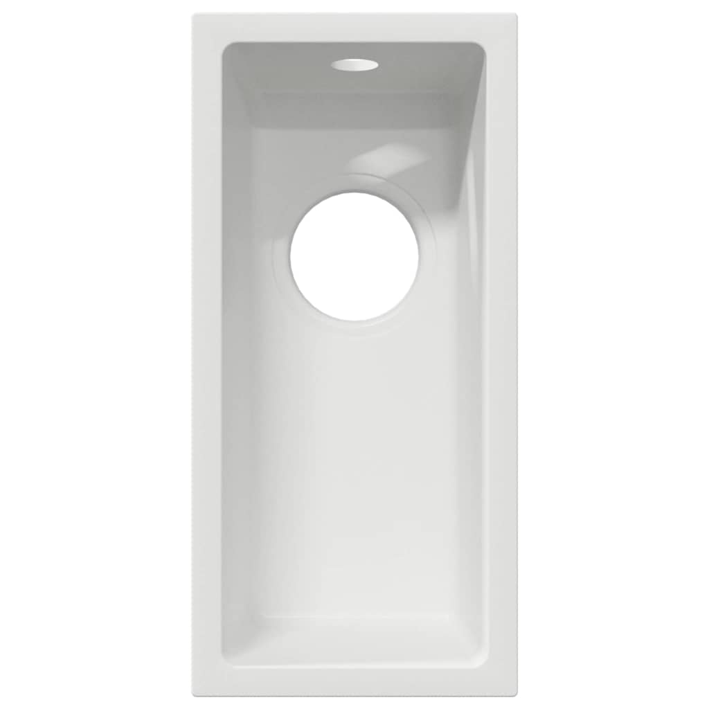 Keukenwasbak Wit 21 x 44 x 14 cm Graniet is nu te koop bij PeponiXL, paradijselijk wonen!