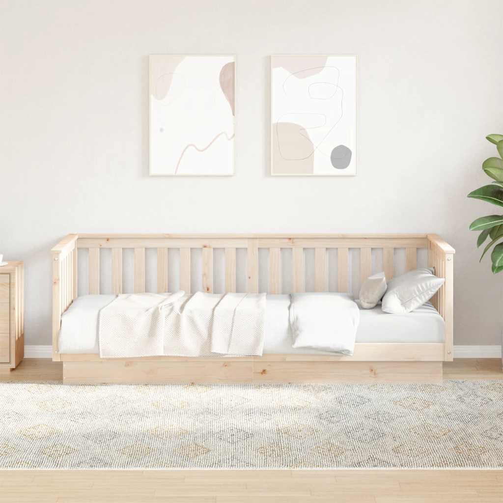 Dagbed zonder matras 90x200 cm massief grenenhout is nu te koop bij PeponiXL, paradijselijk wonen!