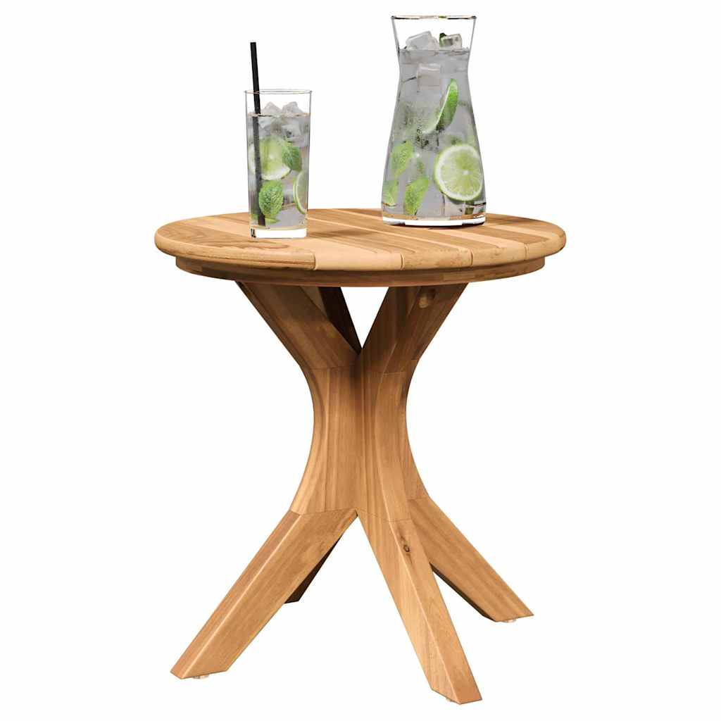 Bijzettafel Bruin 40 x 40 x 41 cm Massief Teakhout is nu te koop bij PeponiXL, paradijselijk wonen!