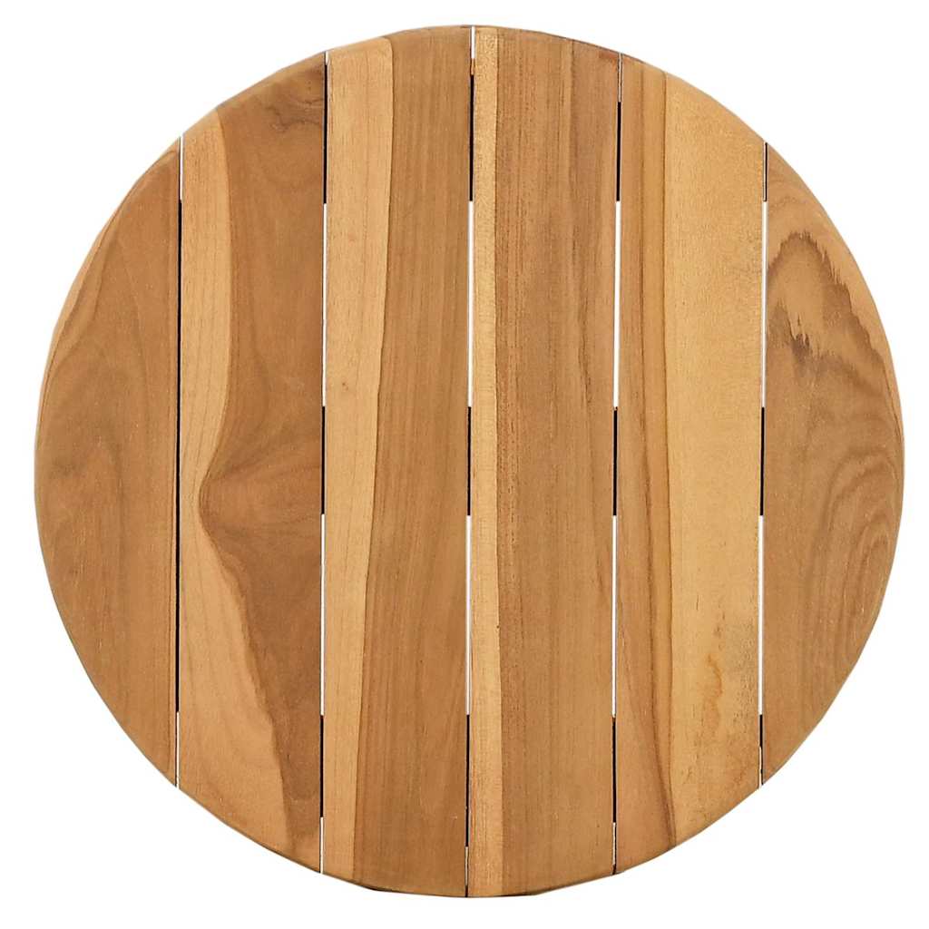 Bijzettafel Bruin 40 x 40 x 41 cm Massief Teakhout is nu te koop bij PeponiXL, paradijselijk wonen!