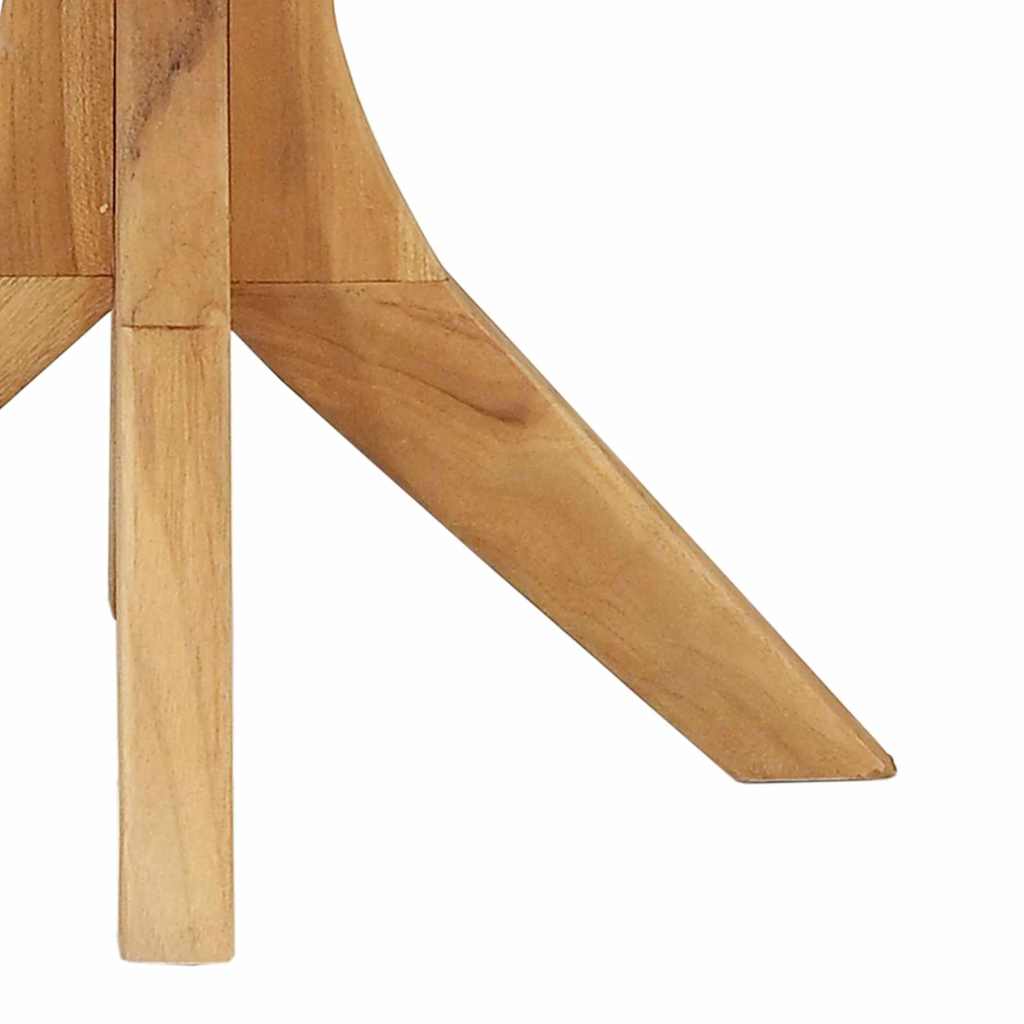 Bijzettafel Bruin 55 x 55 x 51 cm Massief Teakhout is nu te koop bij PeponiXL, paradijselijk wonen!