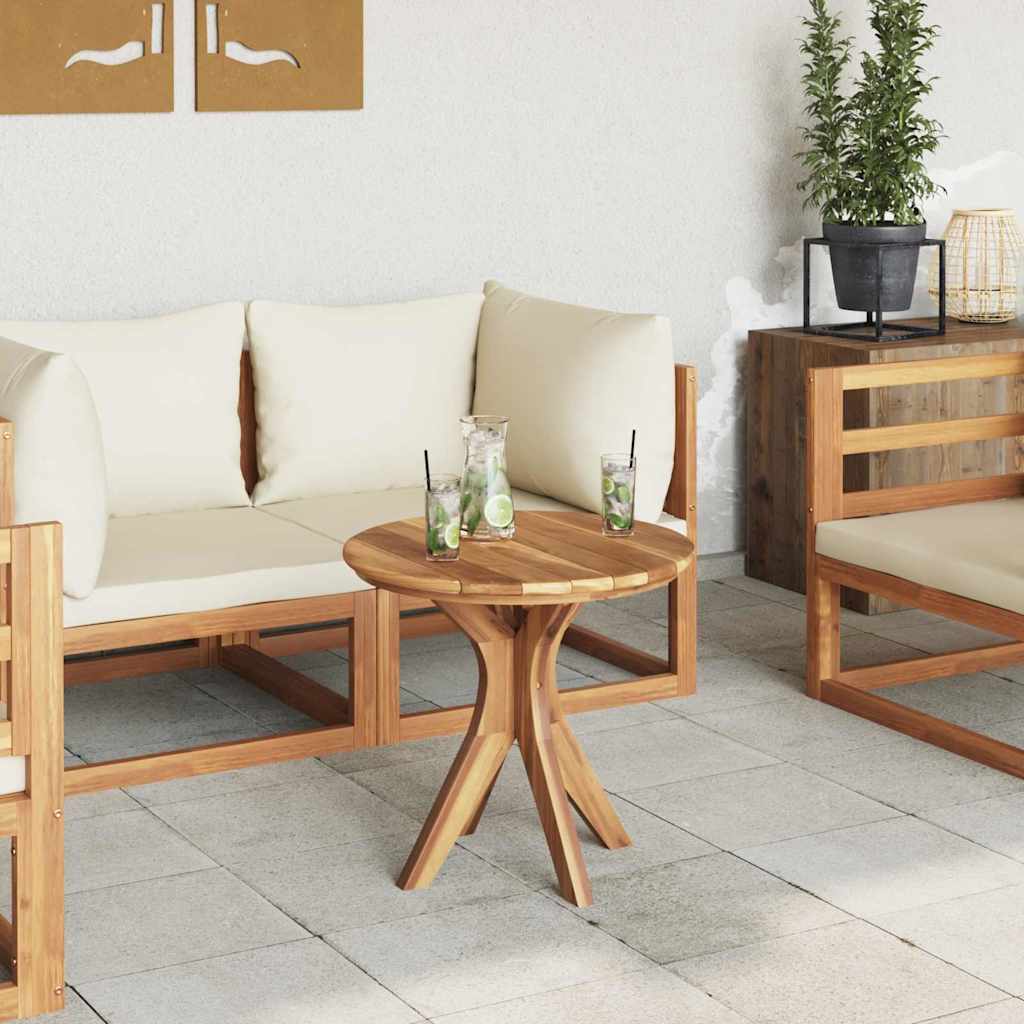 Bijzettafel Bruin 55 x 55 x 51 cm Massief Teakhout is nu te koop bij PeponiXL, paradijselijk wonen!