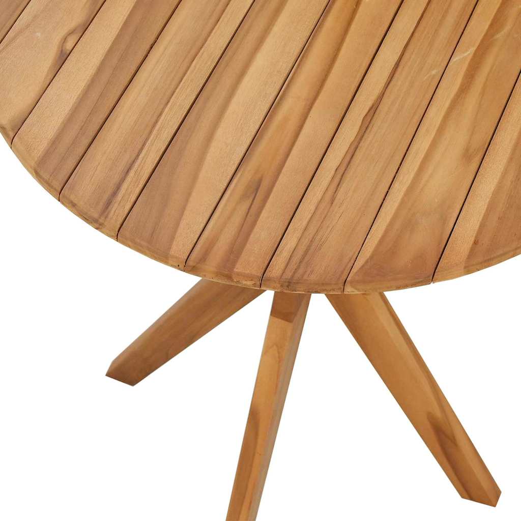 Bijzettafel Bruin 70 x 70 x 75 cm Massief Teakhout is nu te koop bij PeponiXL, paradijselijk wonen!