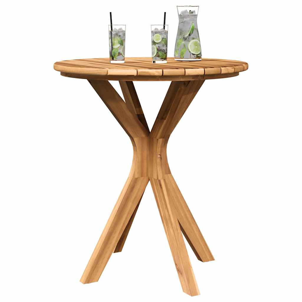 Bijzettafel Bruin 70 x 70 x 75 cm Massief Teakhout is nu te koop bij PeponiXL, paradijselijk wonen!