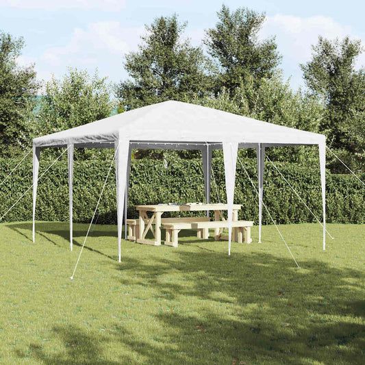 Partytent Wit 400 x 400 x 266 cm Polyethyleen en Staal is nu te koop bij PeponiXL, paradijselijk wonen!