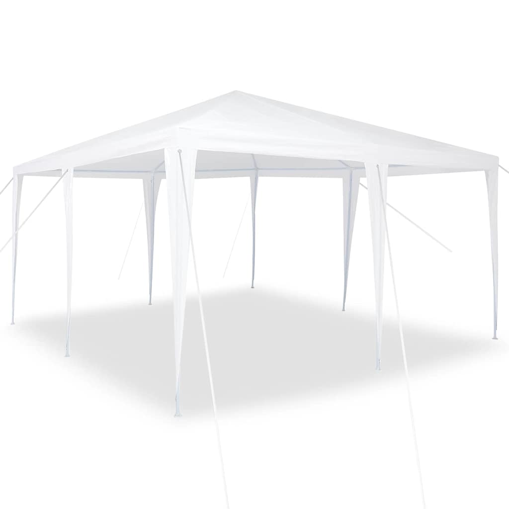 Partytent Wit 400 x 400 x 266 cm Polyethyleen en Staal is nu te koop bij PeponiXL, paradijselijk wonen!