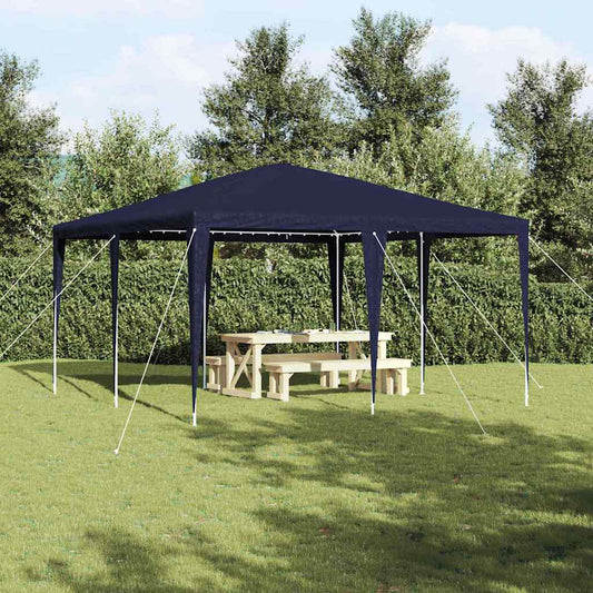 Partytent Blauw 400 x 400 x 266 cm Polyethyleen en Staal is nu te koop bij PeponiXL, paradijselijk wonen!