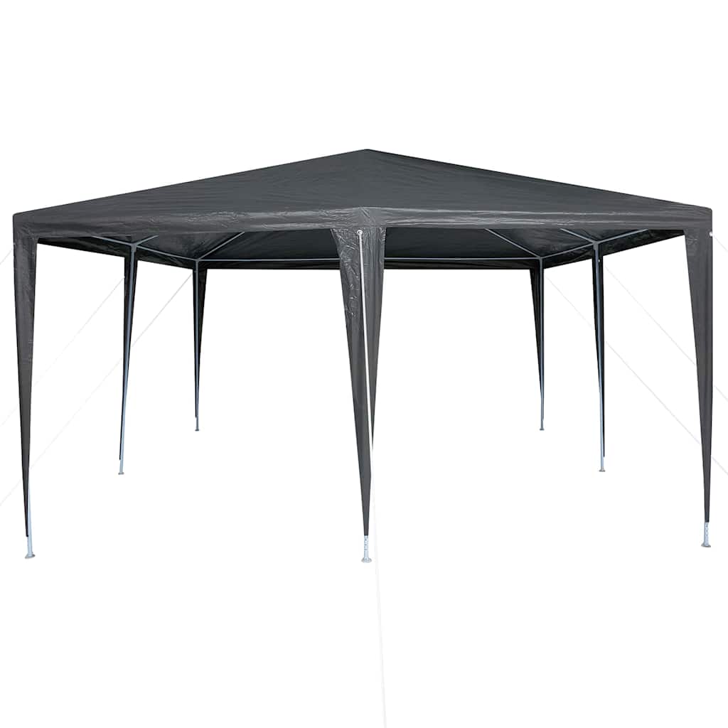 Partytent Antraciet 400 x 400 x 266 cm Polyethyleen en Staal is nu te koop bij PeponiXL, paradijselijk wonen!