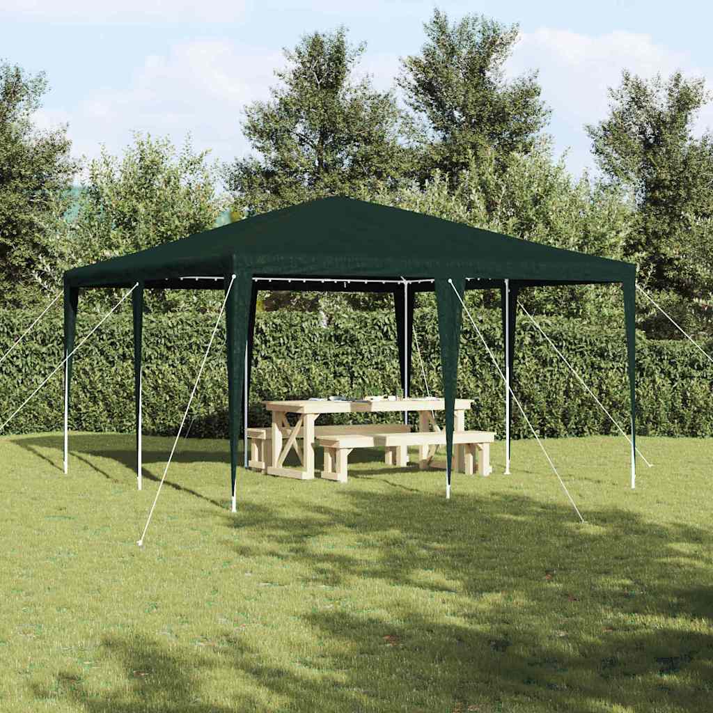Partytent Groen 400 x 400 x 266 cm Polyethyleen en Staal is nu te koop bij PeponiXL, paradijselijk wonen!