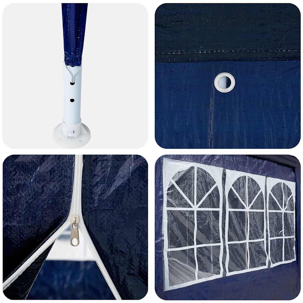 Partytent Blauw 400 x 400 x 266 cm Polyetheen is nu te koop bij PeponiXL, paradijselijk wonen!