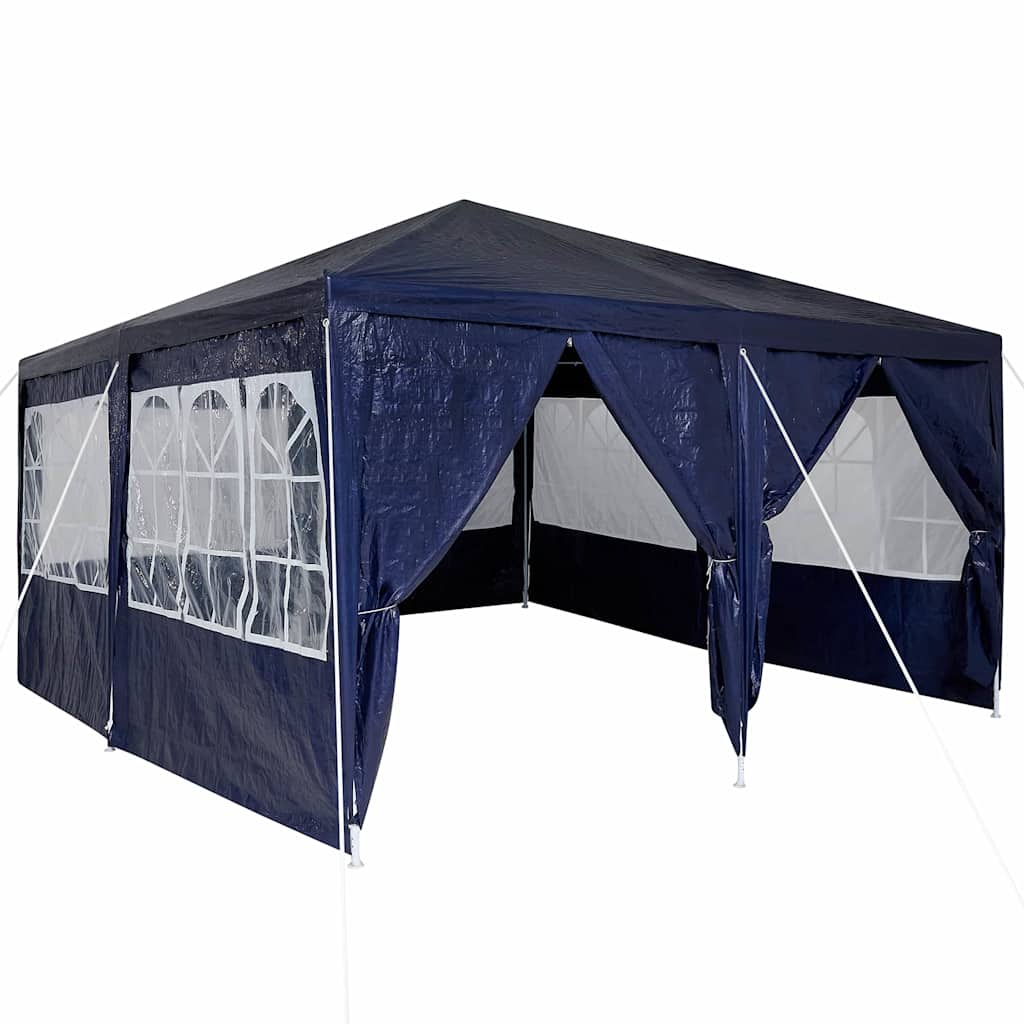 Partytent Blauw 400 x 400 x 266 cm Polyetheen is nu te koop bij PeponiXL, paradijselijk wonen!