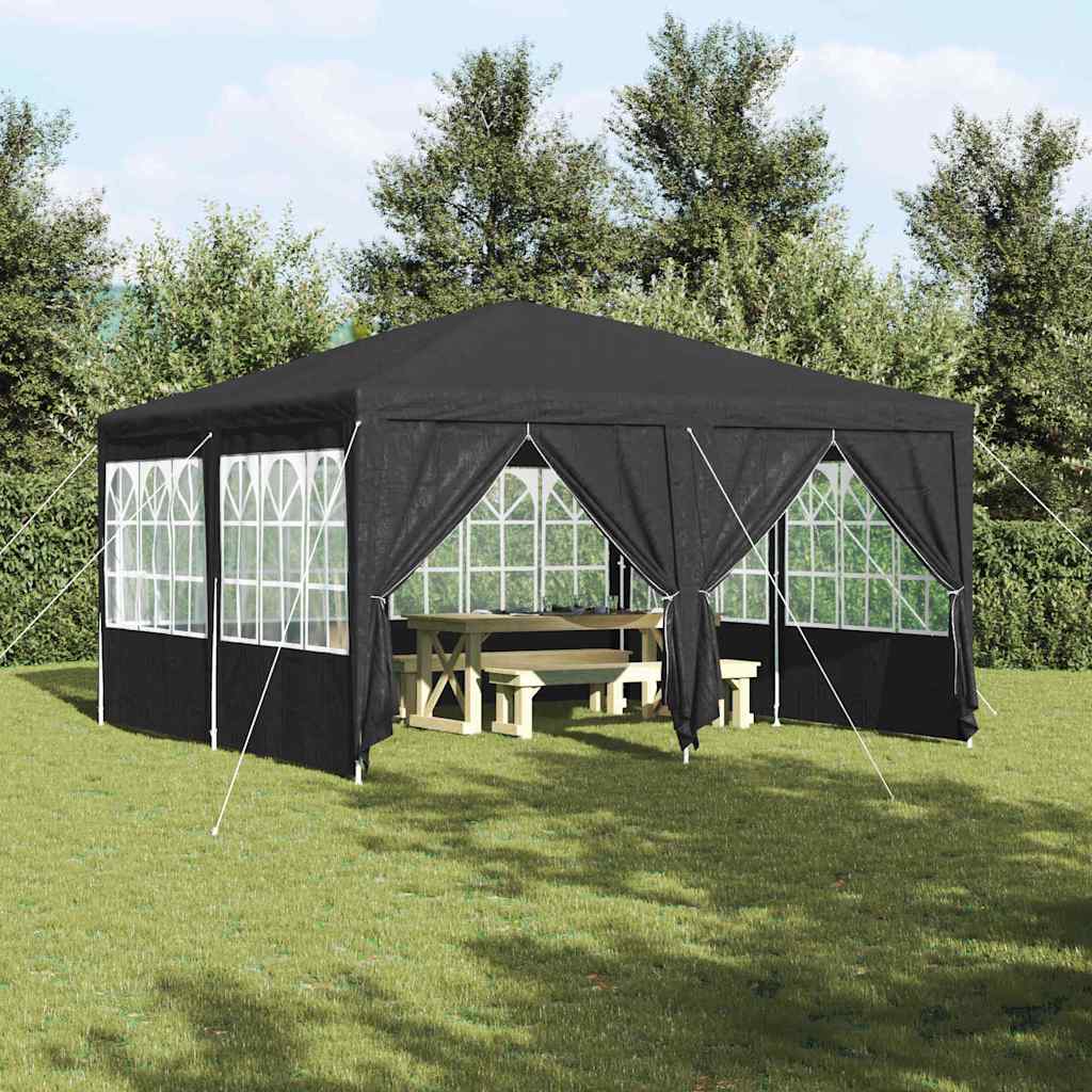 Partytent Antraciet 400 x 400 x 266 cm Polyetheen is nu te koop bij PeponiXL, paradijselijk wonen!