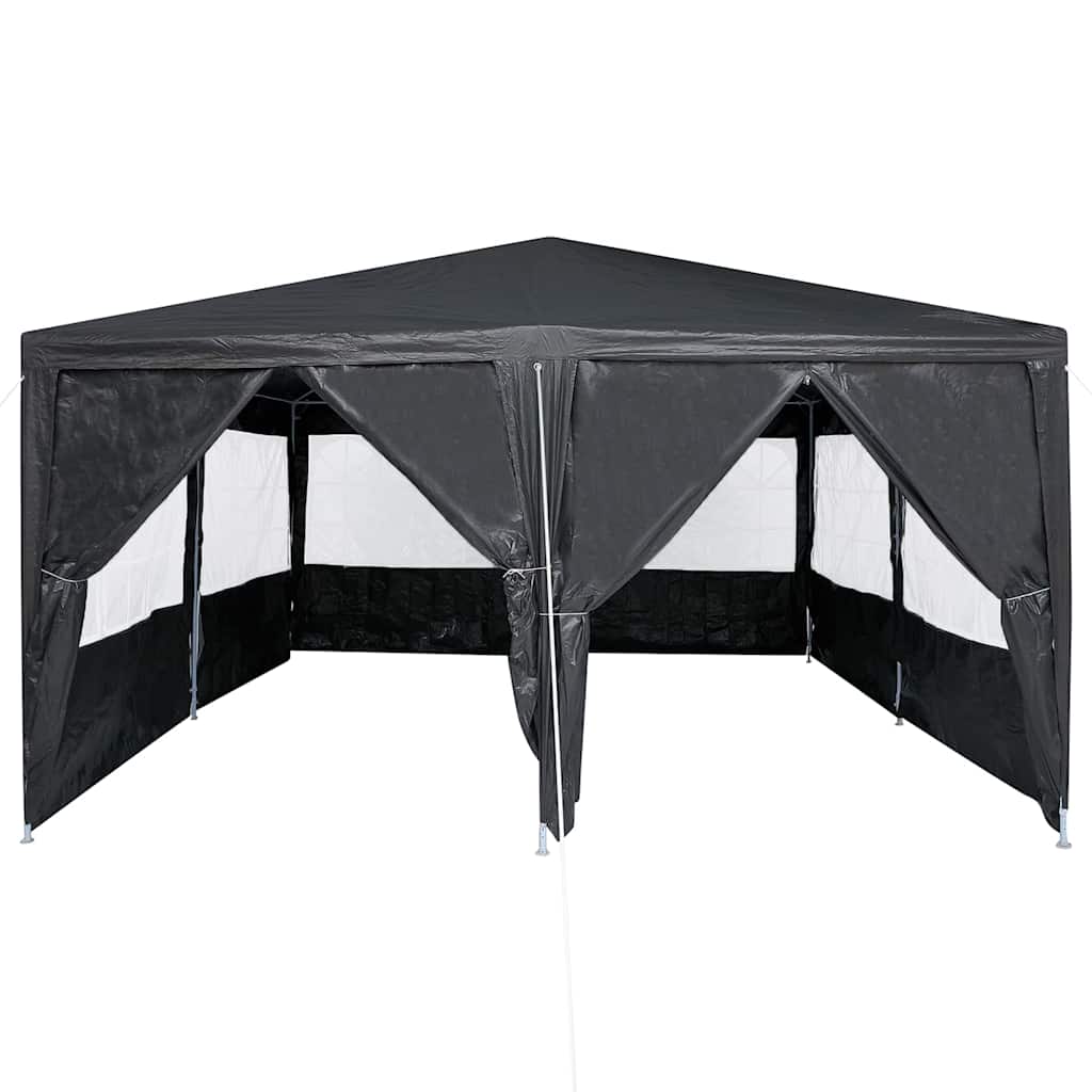 Partytent Antraciet 400 x 400 x 266 cm Polyetheen is nu te koop bij PeponiXL, paradijselijk wonen!