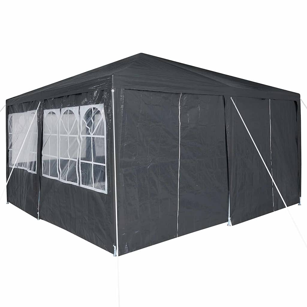 Partytent Antraciet 400 x 400 x 266 cm Polyetheen is nu te koop bij PeponiXL, paradijselijk wonen!