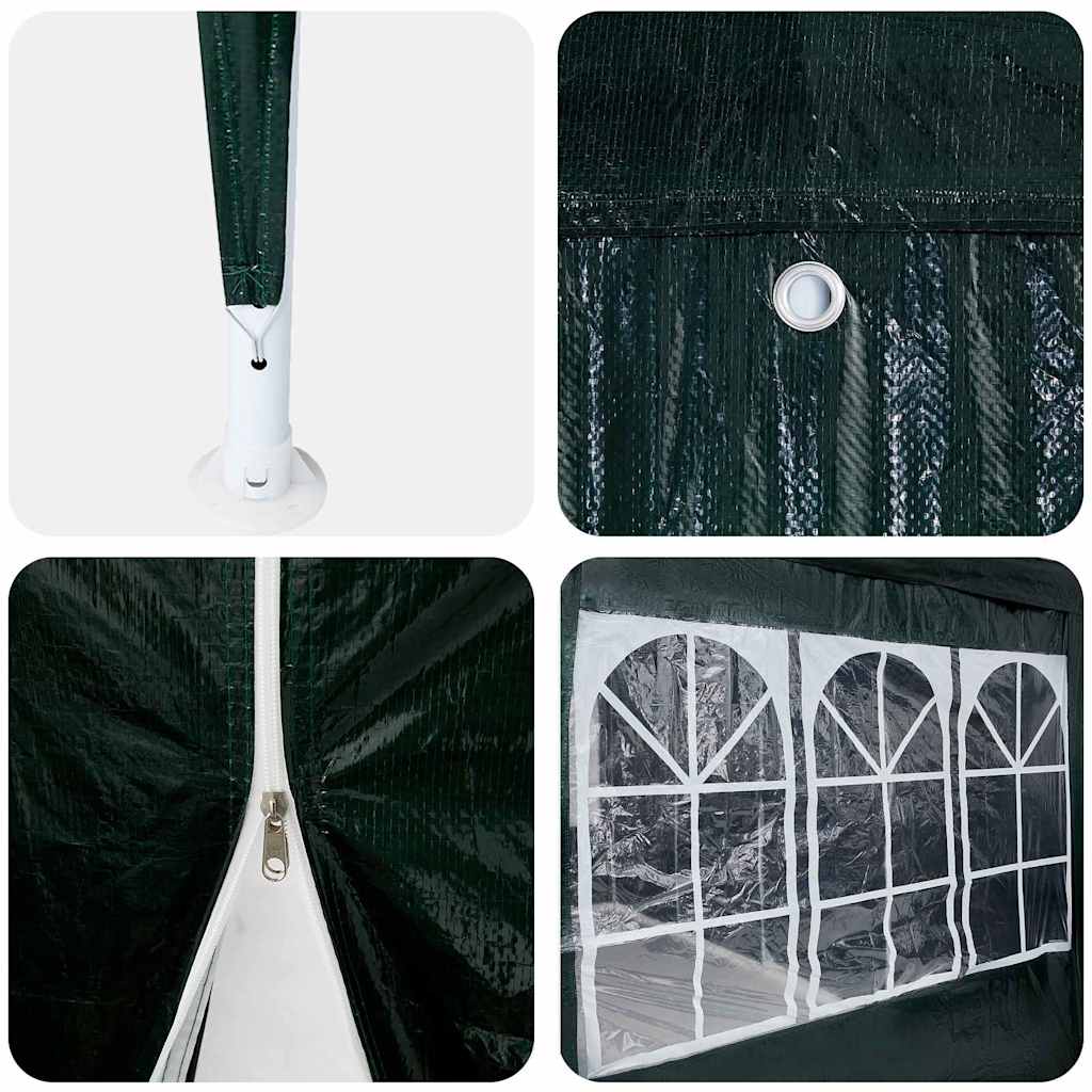 Partytent Groen 400 x 400 x 266 cm Polyetheen is nu te koop bij PeponiXL, paradijselijk wonen!