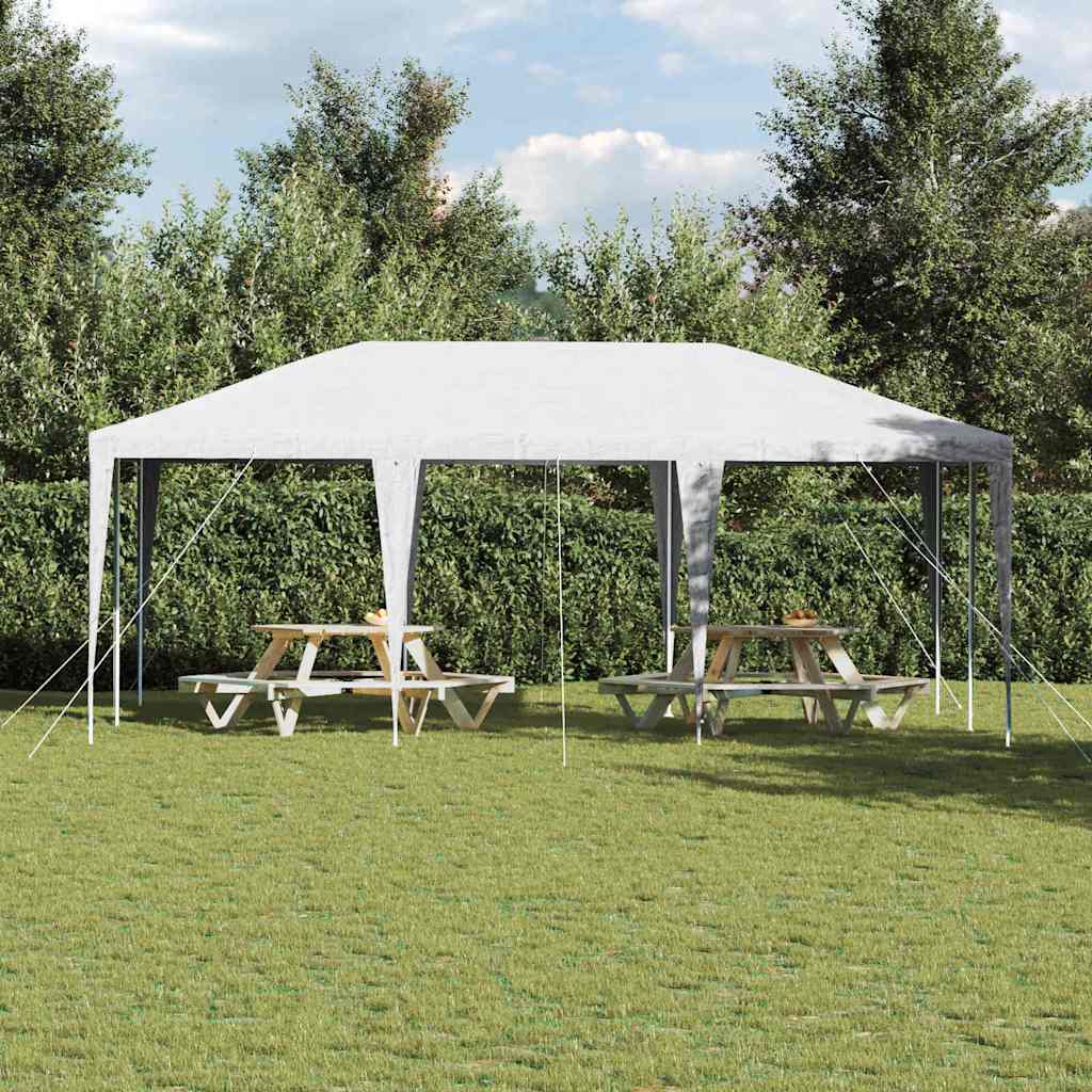 Partytent Wit 600 x 400 x 266 cm Polyethyleen en Staal is nu te koop bij PeponiXL, paradijselijk wonen!