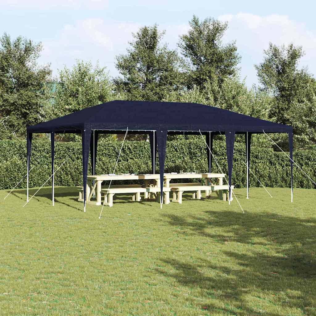 Partytent Blauw 600 x 400 x 266 cm Polyethyleen en Staal is nu te koop bij PeponiXL, paradijselijk wonen!