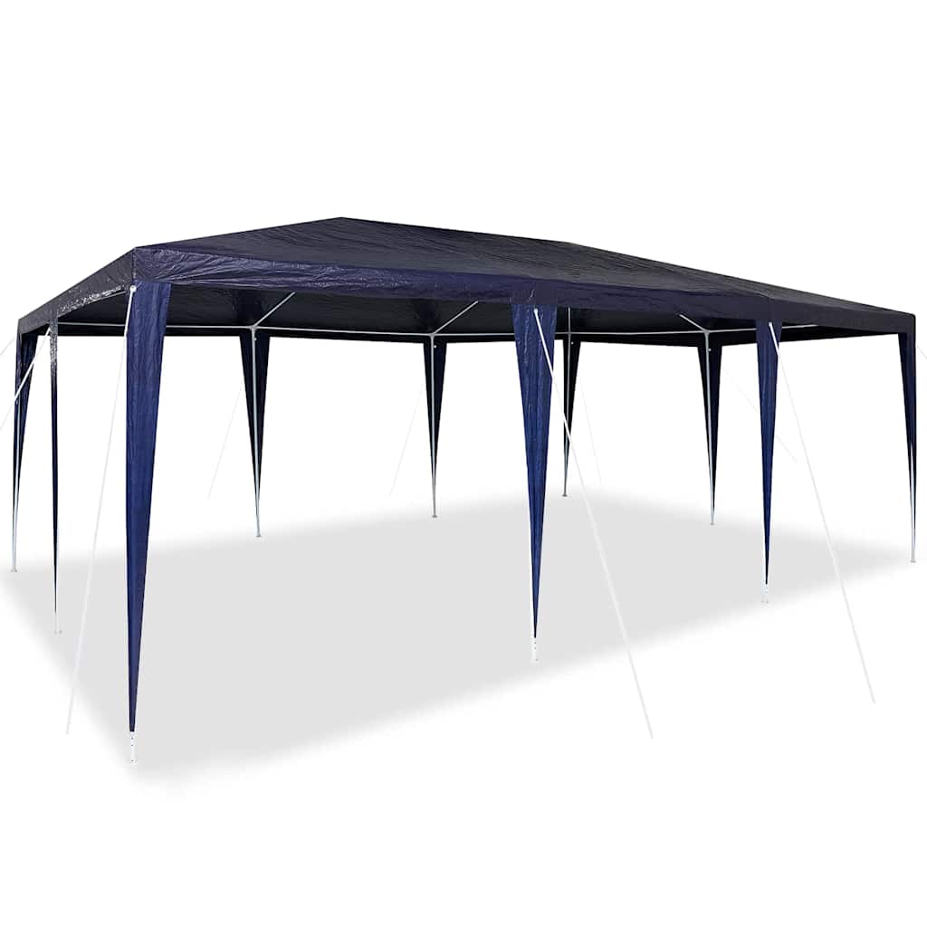 Partytent Blauw 600 x 400 x 266 cm Polyethyleen en Staal is nu te koop bij PeponiXL, paradijselijk wonen!