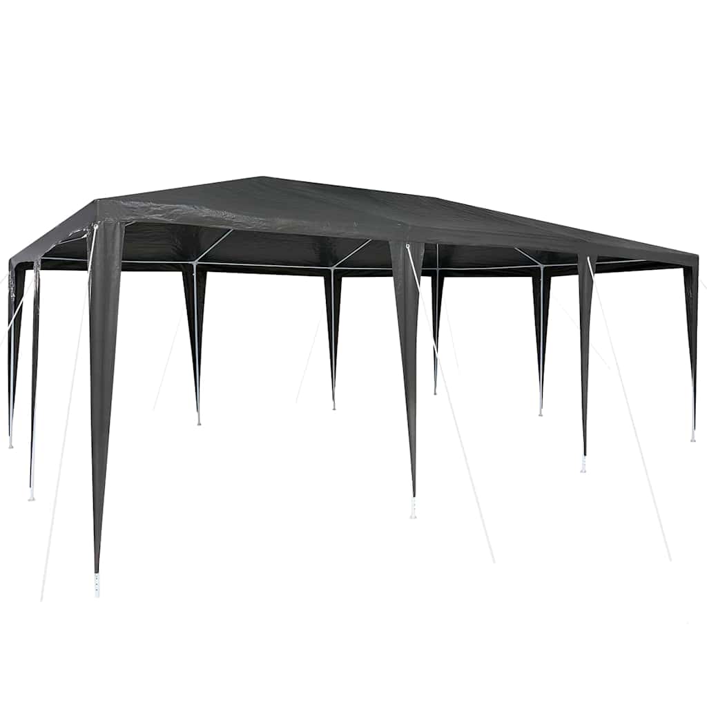 Partytent Antraciet 600 x 400 x 266 cm Polyethyleen en Staal is nu te koop bij PeponiXL, paradijselijk wonen!