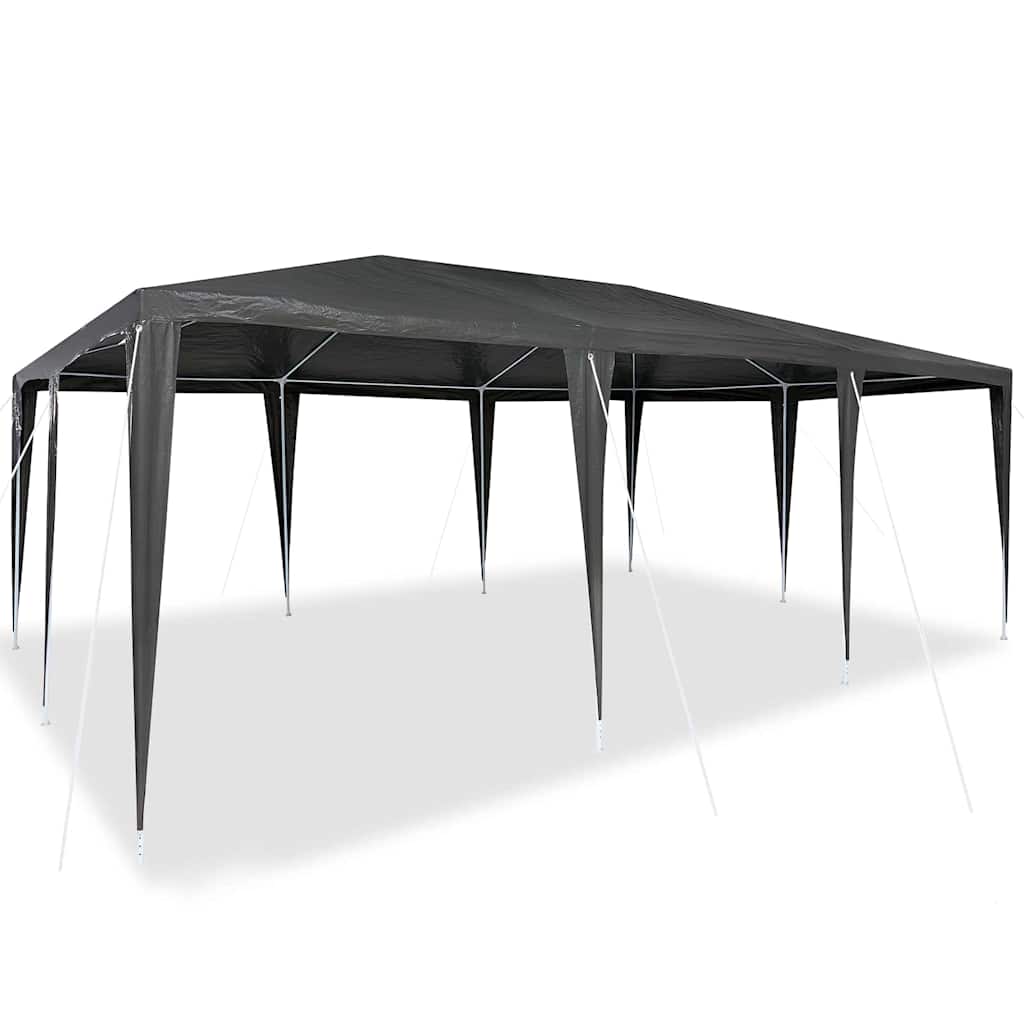 Partytent Antraciet 600 x 400 x 266 cm Polyethyleen en Staal is nu te koop bij PeponiXL, paradijselijk wonen!