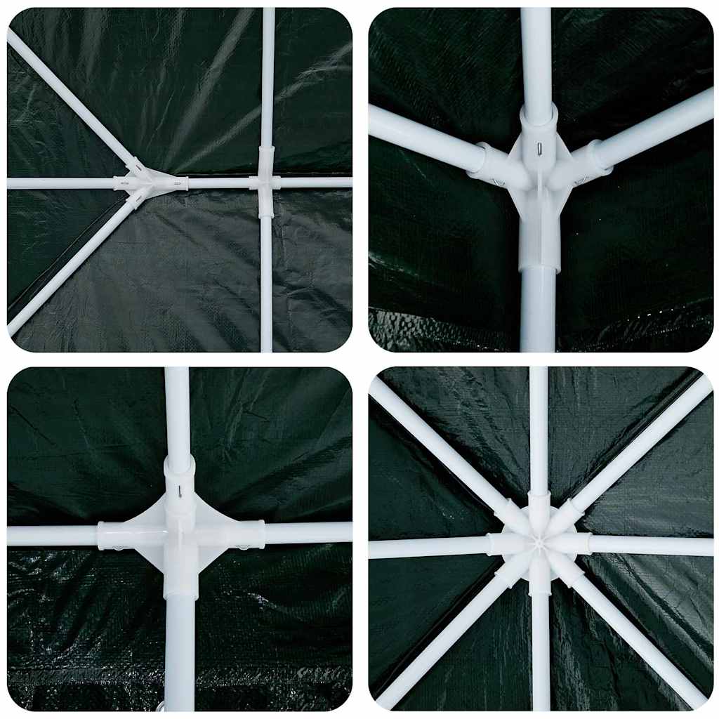Partytent Groen 600 x 400 x 266 cm Polyethyleen en Staal is nu te koop bij PeponiXL, paradijselijk wonen!