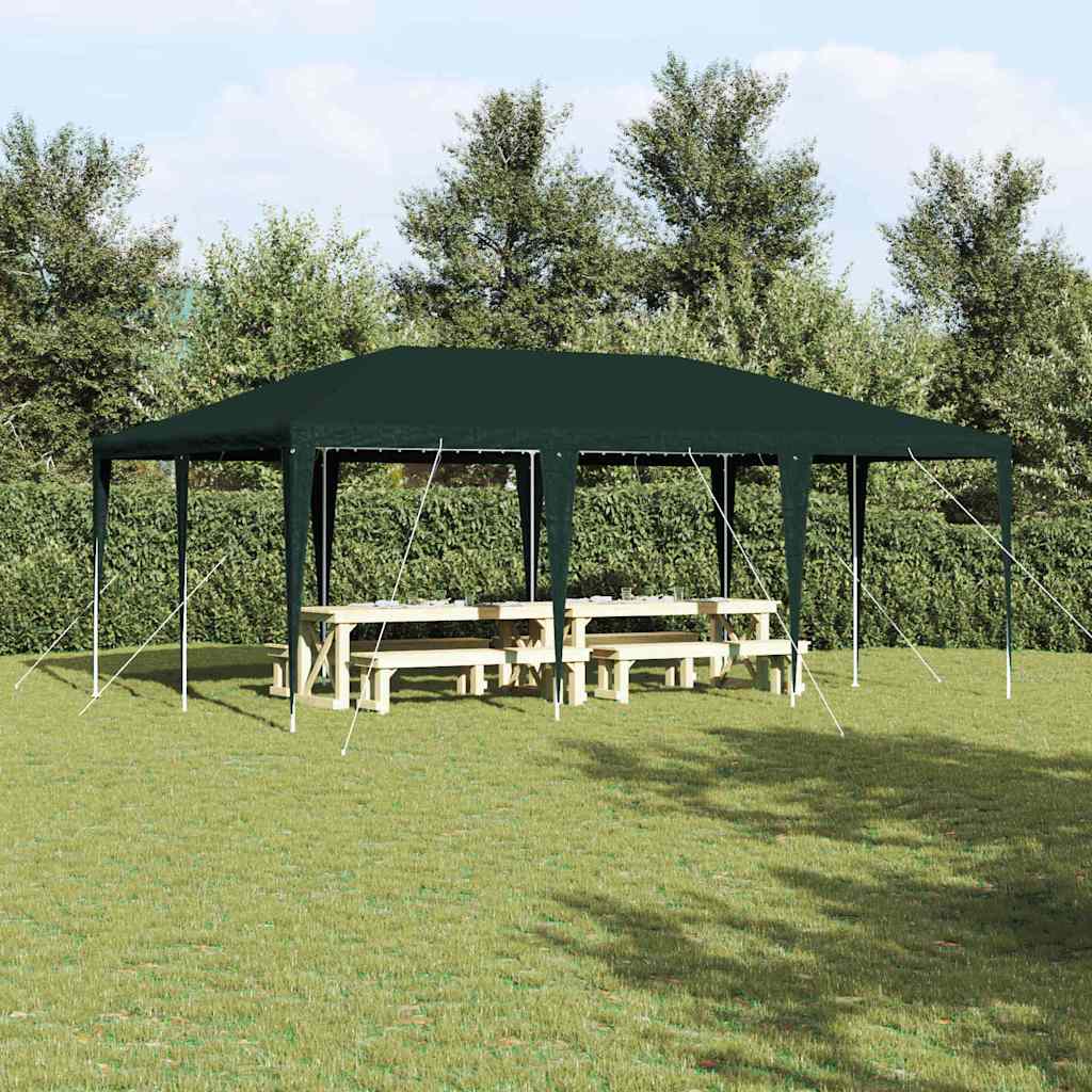 Partytent Groen 600 x 400 x 266 cm Polyethyleen en Staal is nu te koop bij PeponiXL, paradijselijk wonen!